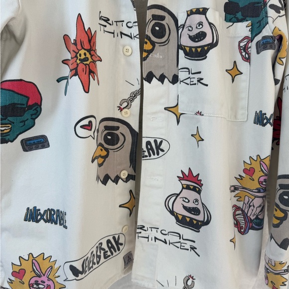 Zara Multicolor Graphic Jean Jacket
A003 - Picture 7 of 9